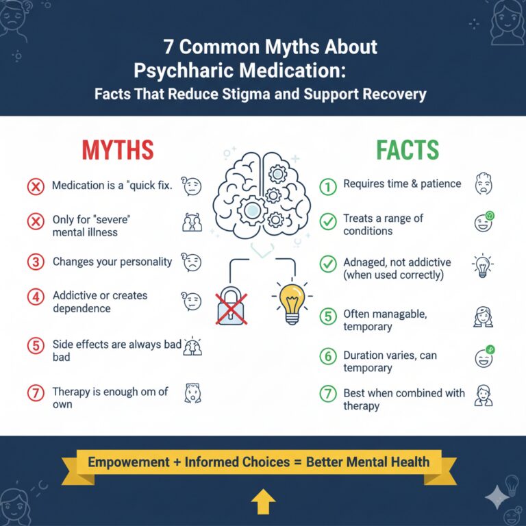 7 Common Myths About Psychiatric Medication: Facts That Reduce Stigma and Support Recovery – Ascension Counseling & Therapy